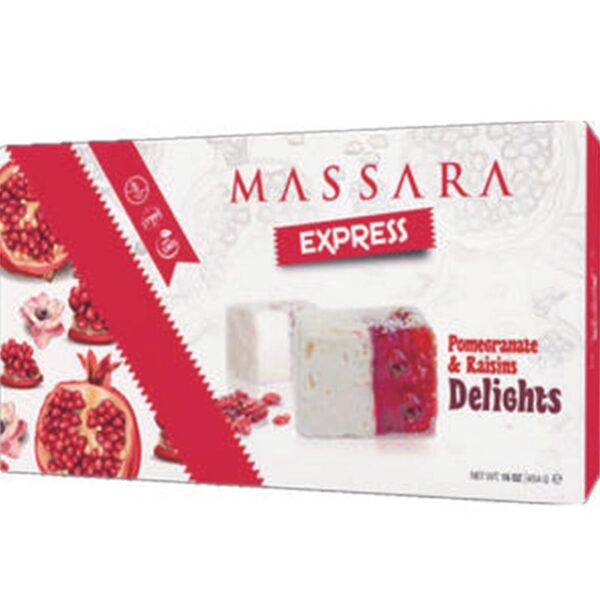 MANJAR TURCO - MASSARA - ROMÃ COM UVA PASSA - 454G