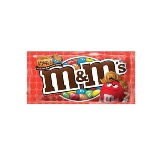 M&MS MANTEIGA DE AMENDOIM 46.2g 24 UN