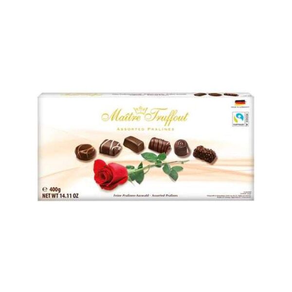 CHOCOLATE PRALINE ROSAS 8X180G