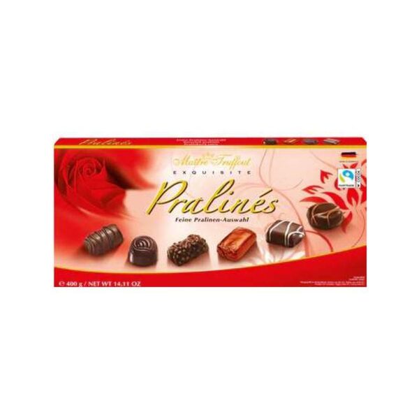 CHOCOLATE SORTIDO PRALINE VERMELHO 12X400G