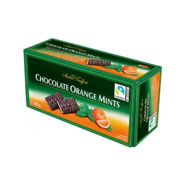 CHOCOLATE DE MENTA COM LARANJA 16X200G