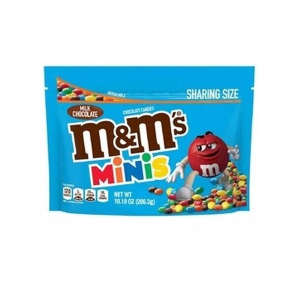 M&MS CHOC AO LEITE MINIS 286.3g 8 UN