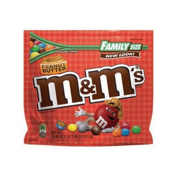 M&MS MANTEIGA DE AMENDOIM 521.6g 7 UN