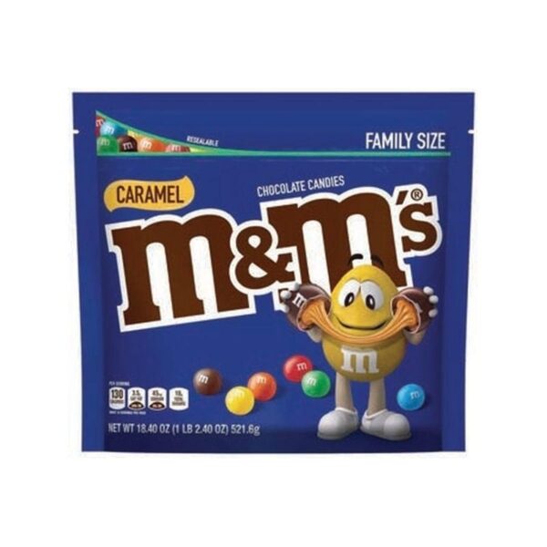 M&MS CARAMELO 521.6g 8 UN