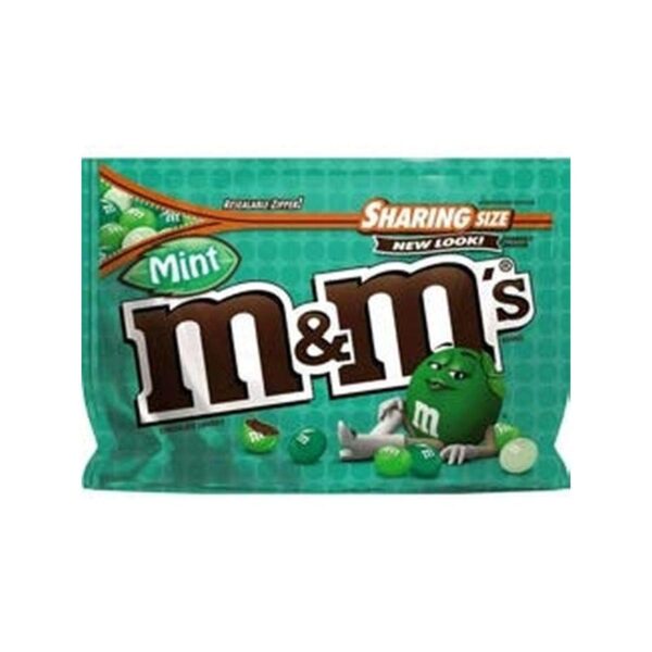 CHOCOLATE M&MS DE MENTA 80g 24 UN