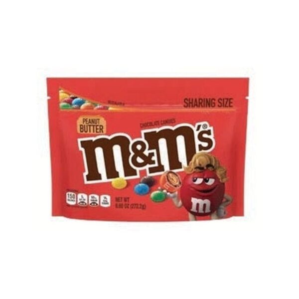 M&MS MANTEIGA DE AMENDOIM 252.3g  8 UN