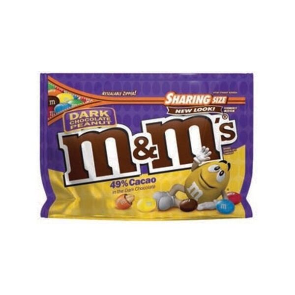 M&MS CHOC MEIO AMARGO C/ AMENDOIM 286.3g 8 UN