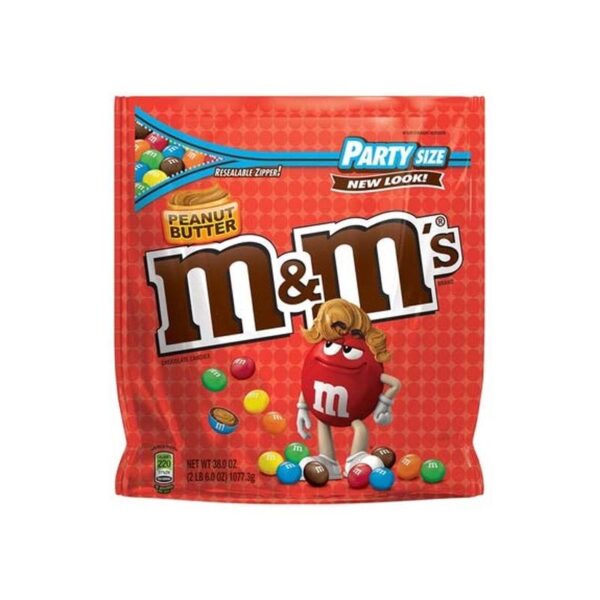 M&MS MANTEIGA DE AMENDOIM 963.9g 6 UN