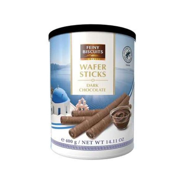 ROLINHOS DE WAFER MEIO AMARGO 12X400G