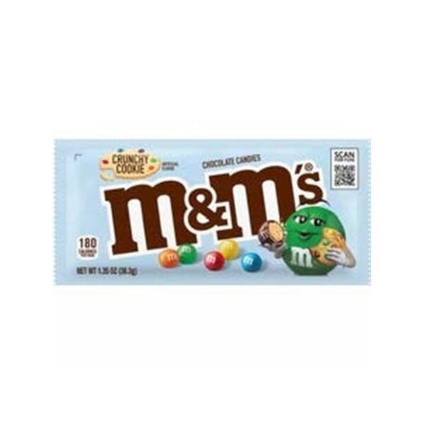 CHOCOLATE M&MS CRUNCHY COOKIE 38.2g 24 UN