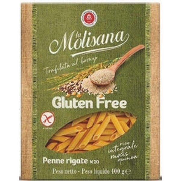 MASSA PENNE RIGATE SEM GLUTEN LA MOLISANA - 14X400G