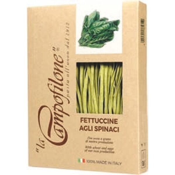 MASSA FETTUCCINE AGLI SPINACI - CAMPOFILONE - 10X200G