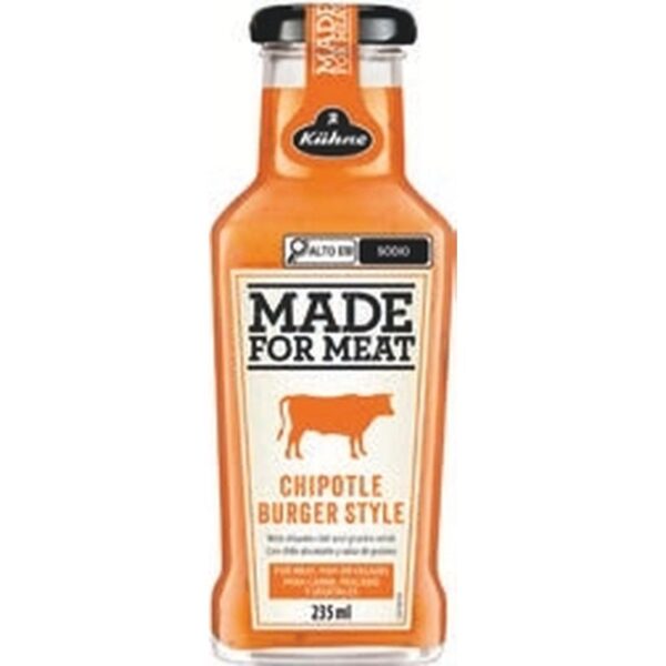 MOLHO MADE FOR MEAT CHIPOTLE KUHNE 8X235ML