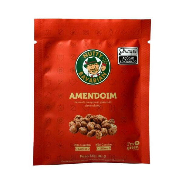 Amendoim Glaceado Nutty Bavarian 30G