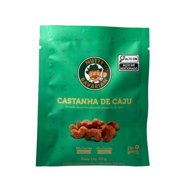 Castanha De Caju  Glaceado 30G Doce